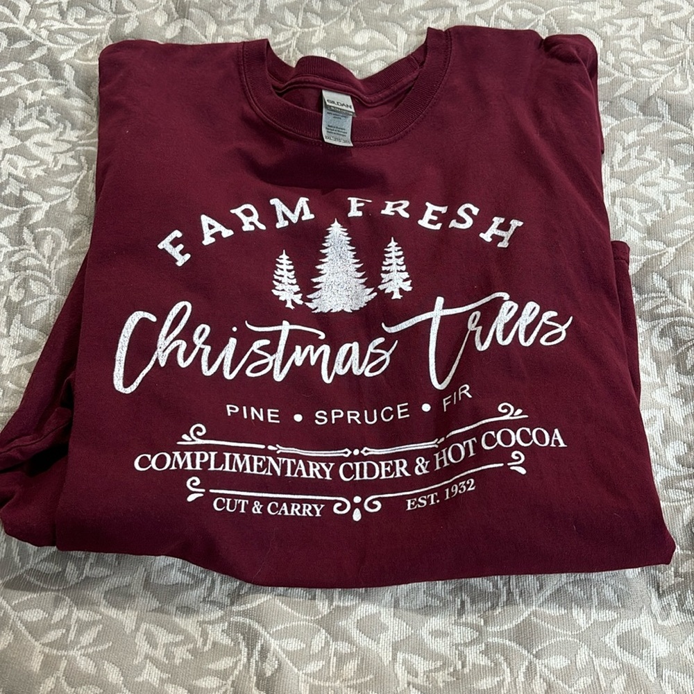 Long sleeve Christmas t shirt